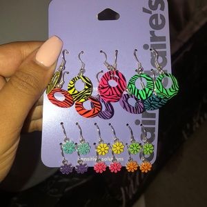 2 for $10 kids earrings NEVER BEEN USED